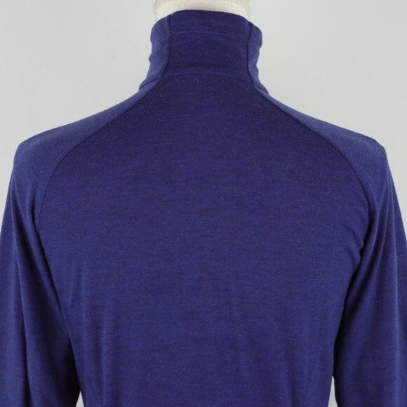 Merrell Opti-Wick Women's Small Purple 1/4 Zip Mock Neck Activewear Pullover - Picture 4 of 9